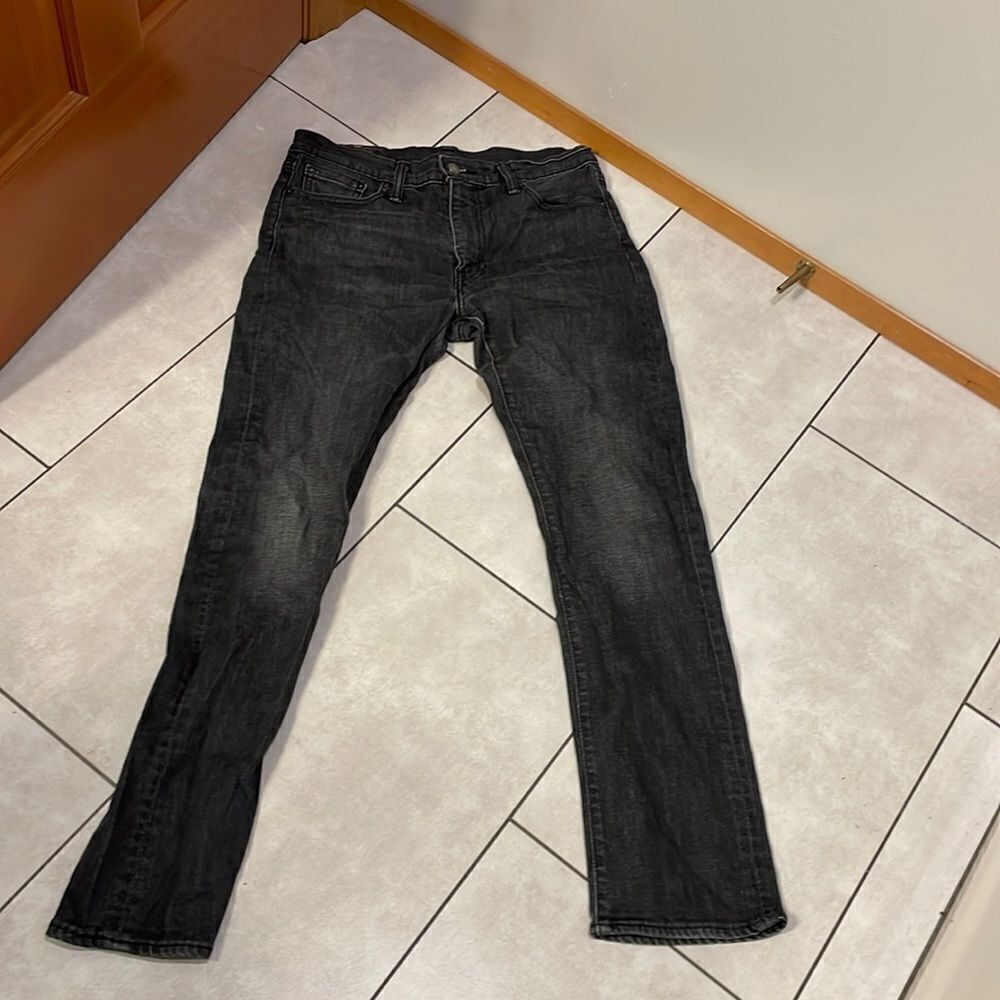 Levi 513 mens black jeans